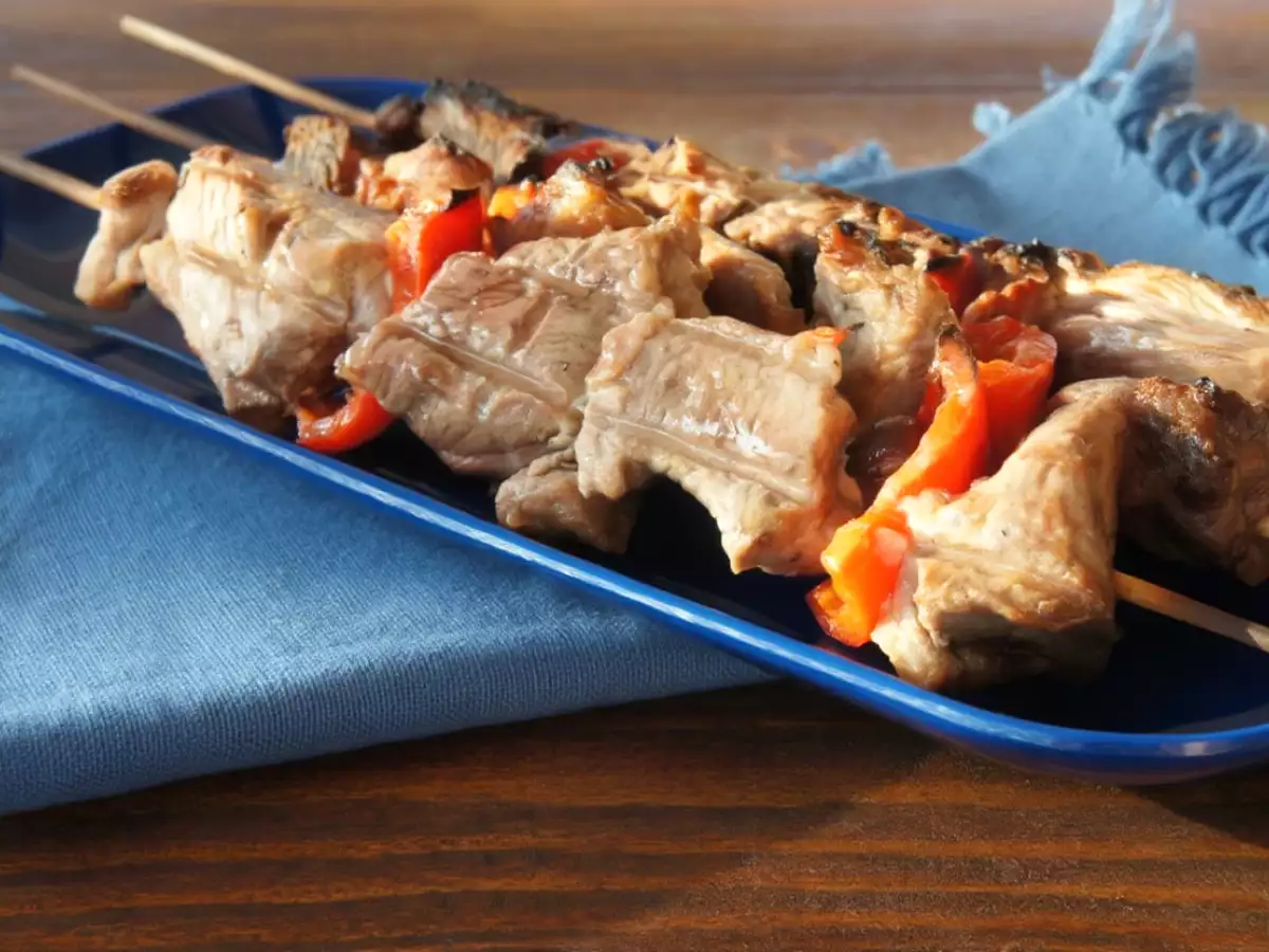 Recette Brochettes de porc marinées au barbecue