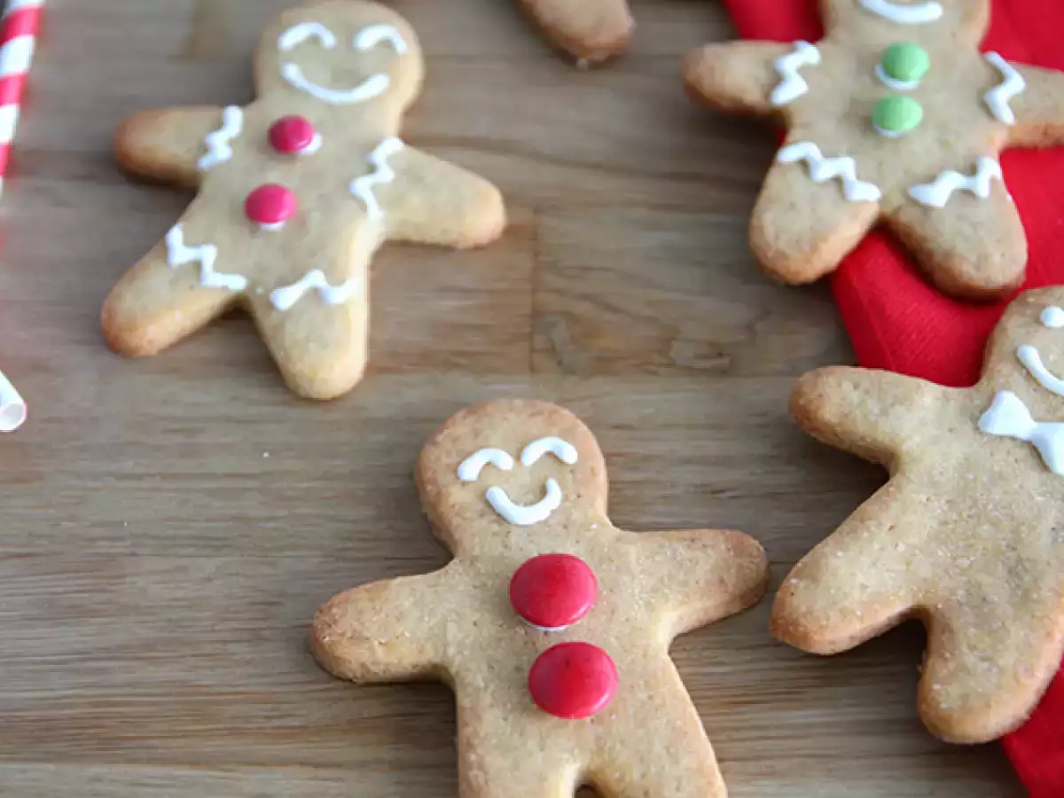 Recette Biscuits sablés bonshommes - gingerbread men