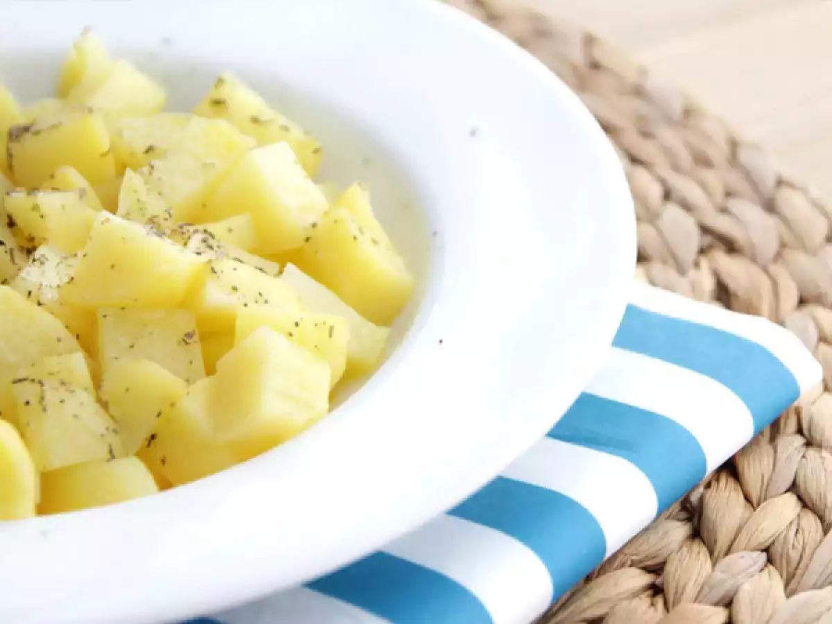 Recette Pommes de terre vapeur au micro-ondes