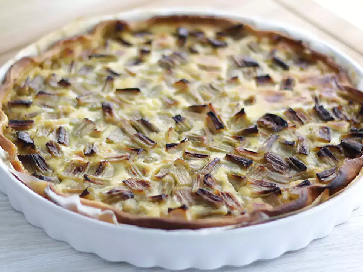 Recette Tarte à la rhubarbe facile
