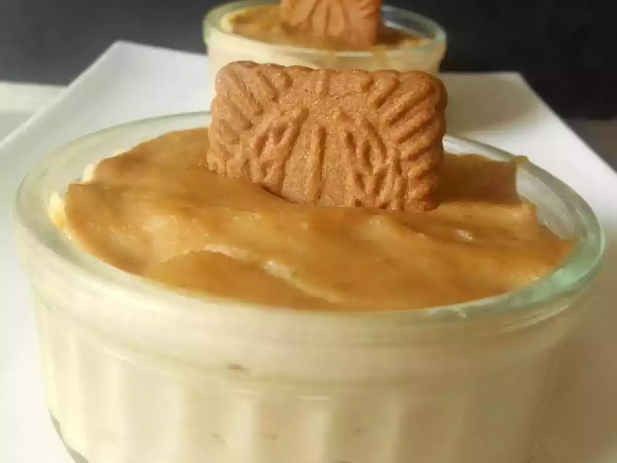 Recette Crème dessert aux spéculoos
