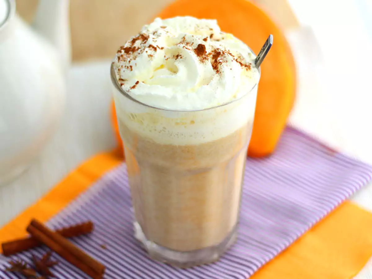 Recette Pumpkin spice latte, café latté au potiron