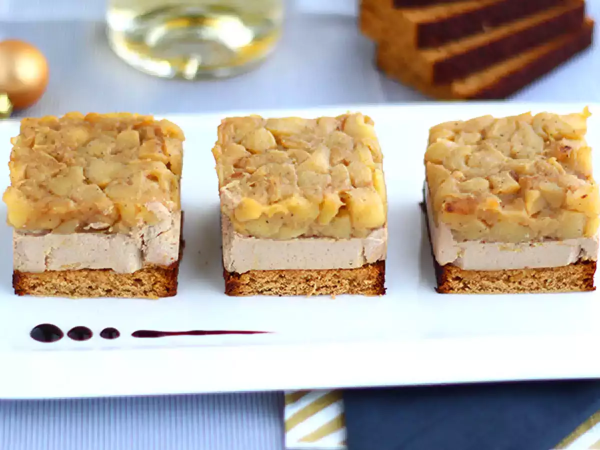 Recette Mini tatins de foie gras