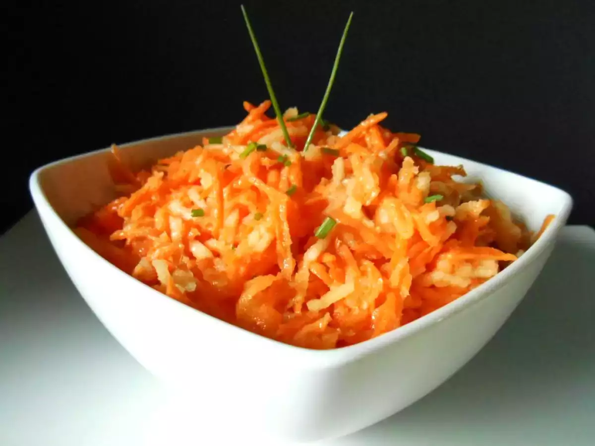 Recette Carottes râpées aux pommes