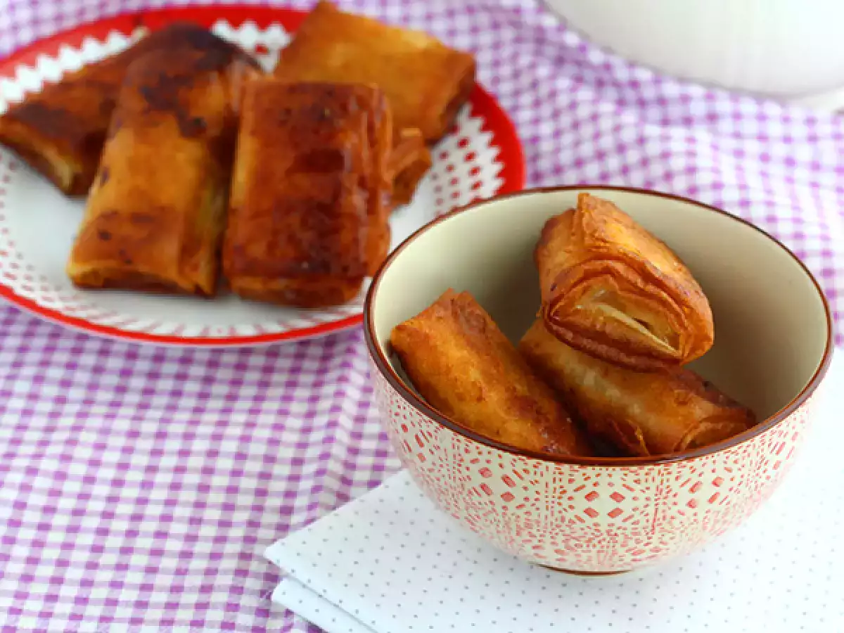 Recette Croustillants de banane à la pate filo