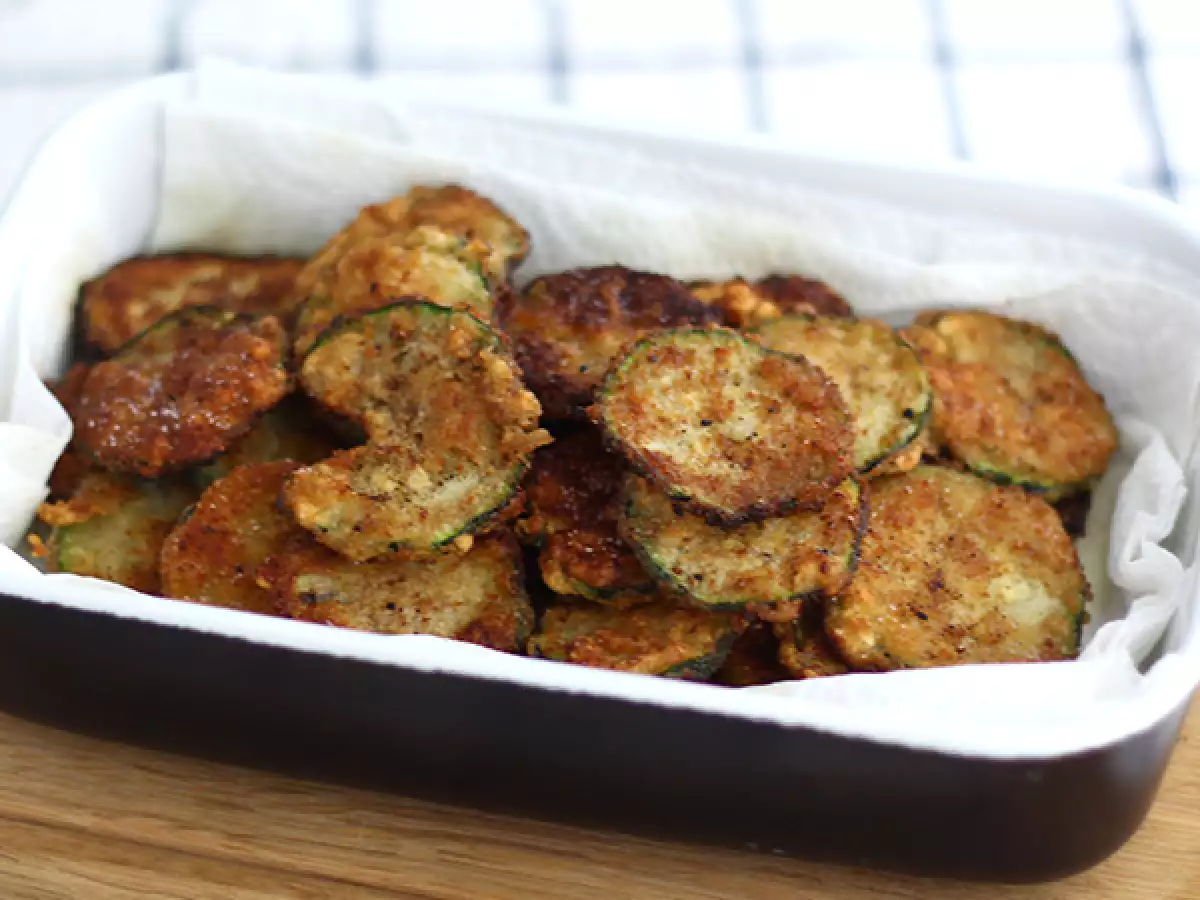 Recette Chips de courgette