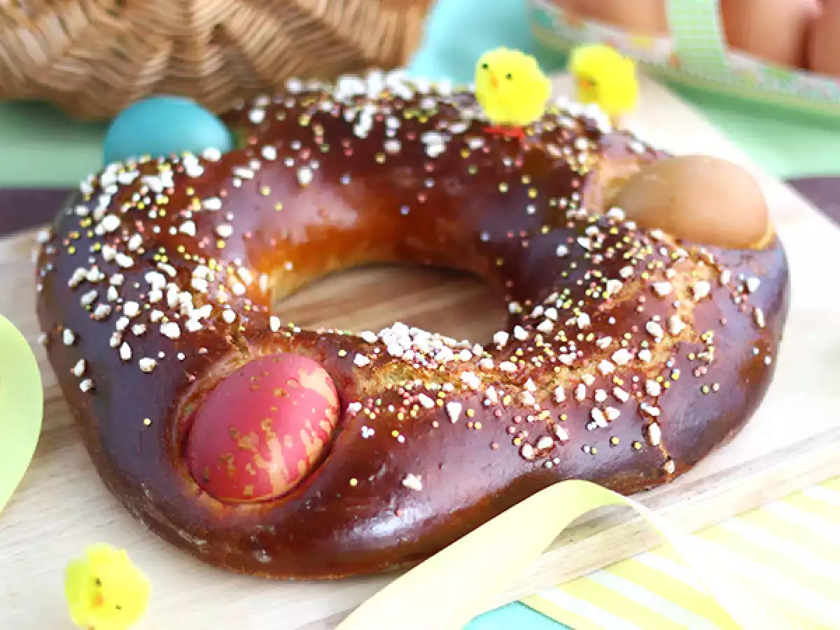 Recette Mouna, brioche traditionnelle de pâques