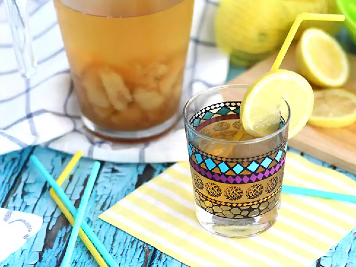 Recette Thé glacé à la pêche fait maison