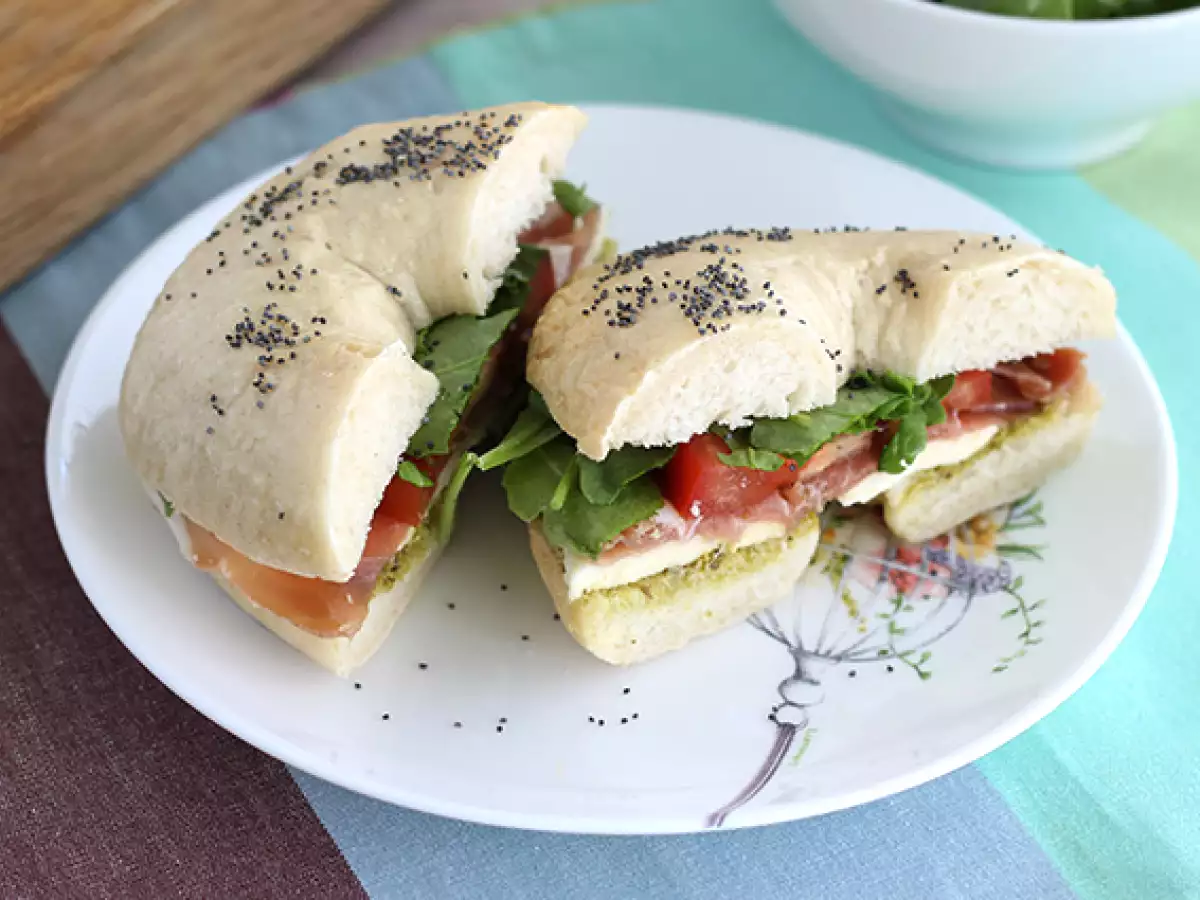 Recette Bagel italien