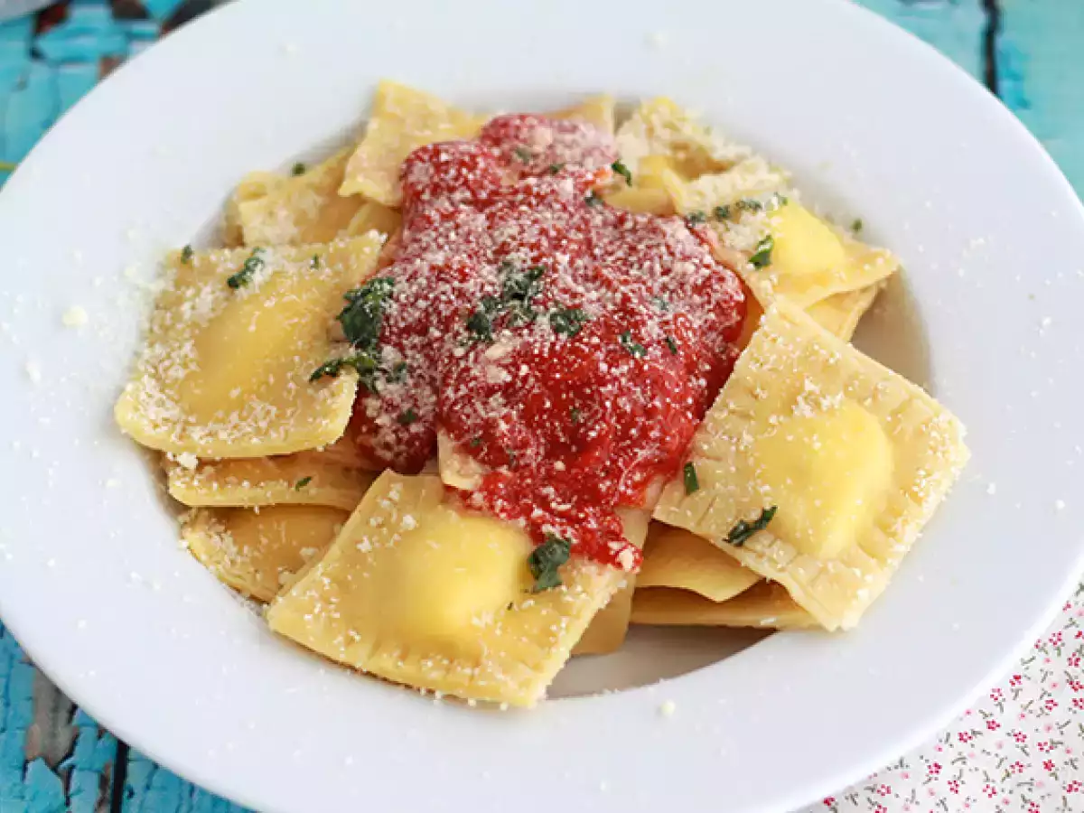Recette Raviolis à la ricotta, la recette expliquée pas à pas