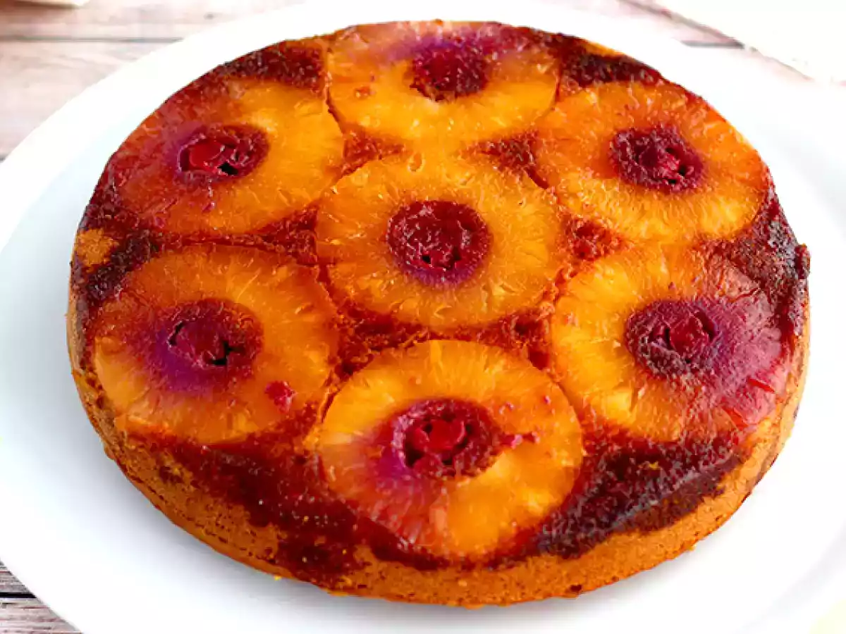Recette Gâteau renversé à l'ananas facile