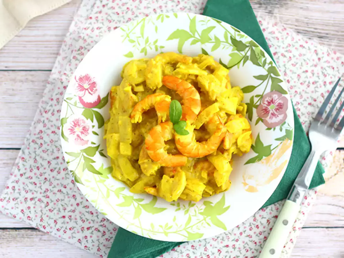 Recette Curry de crevettes au lait de coco express