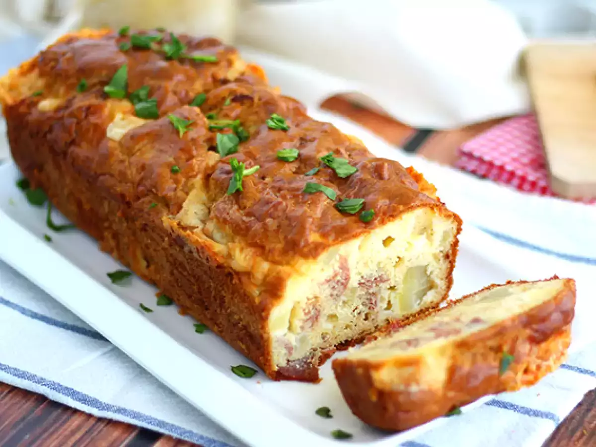 Recette Cake aux restes de raclette
