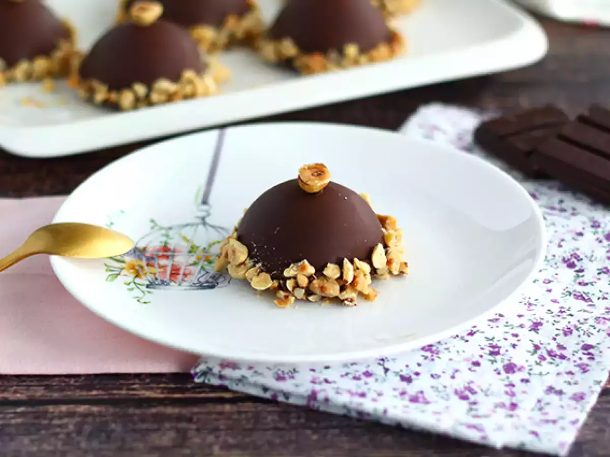 Recette Dômes façon ferrero rocher