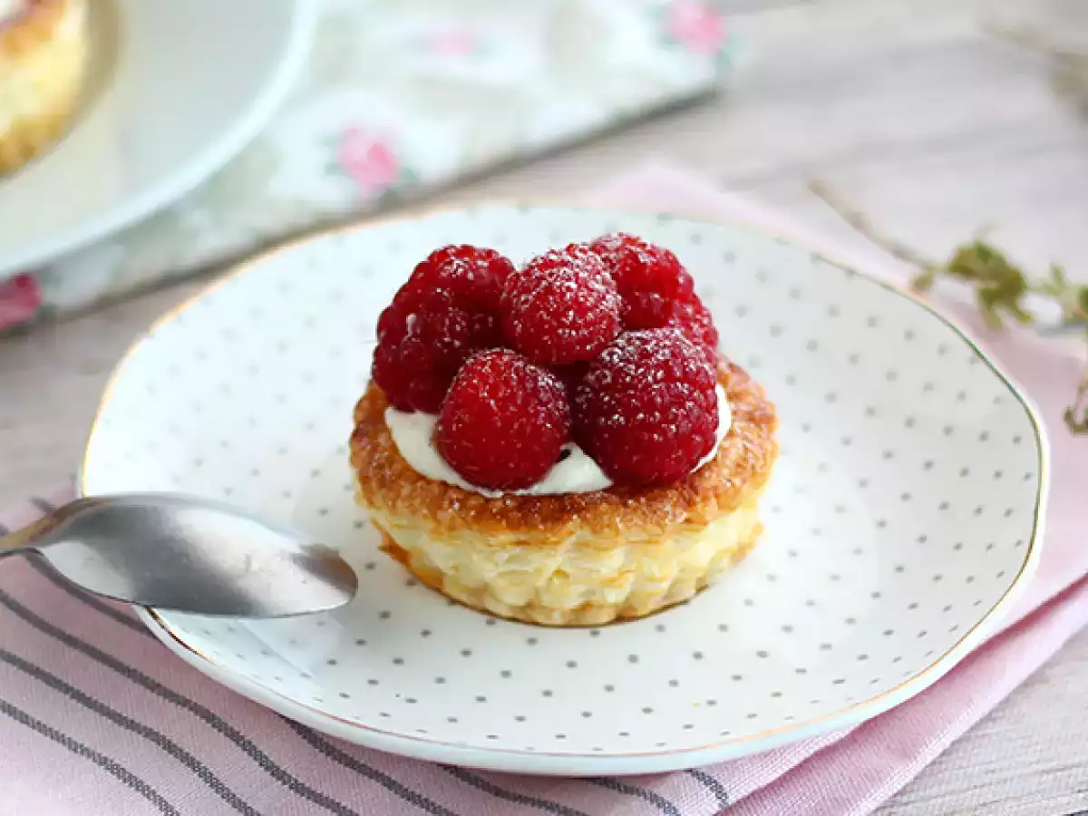 Recette Vols au vent framboises et mascarpone