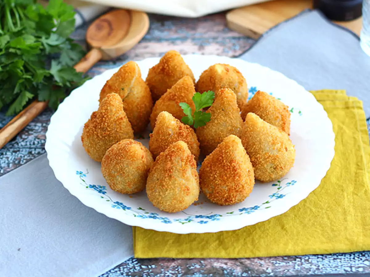 Recette Coxinhas (croquettes au poulet brésiliennes)