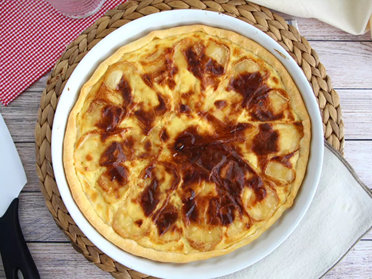 Recette Tarte au maroilles simple et rapide