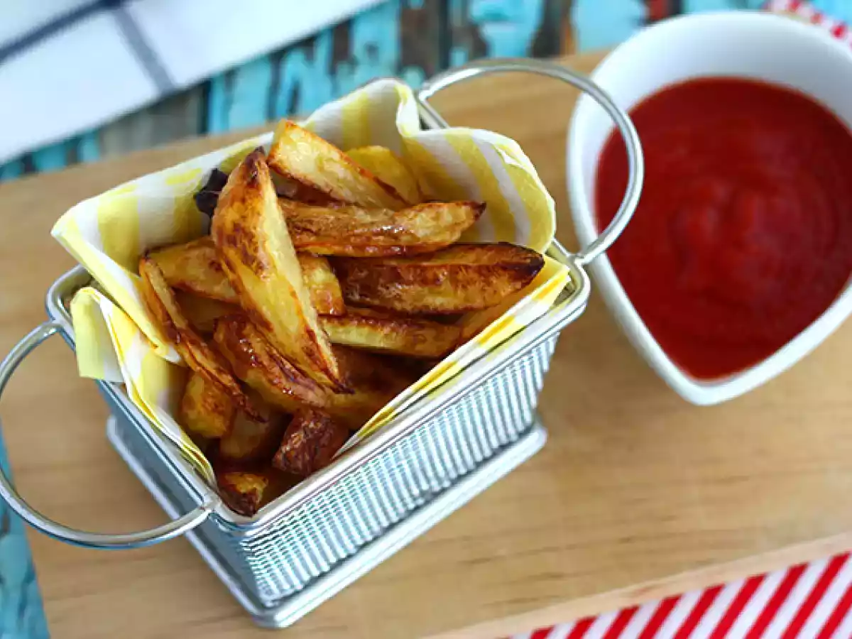 Recette Frites au four croustillantes