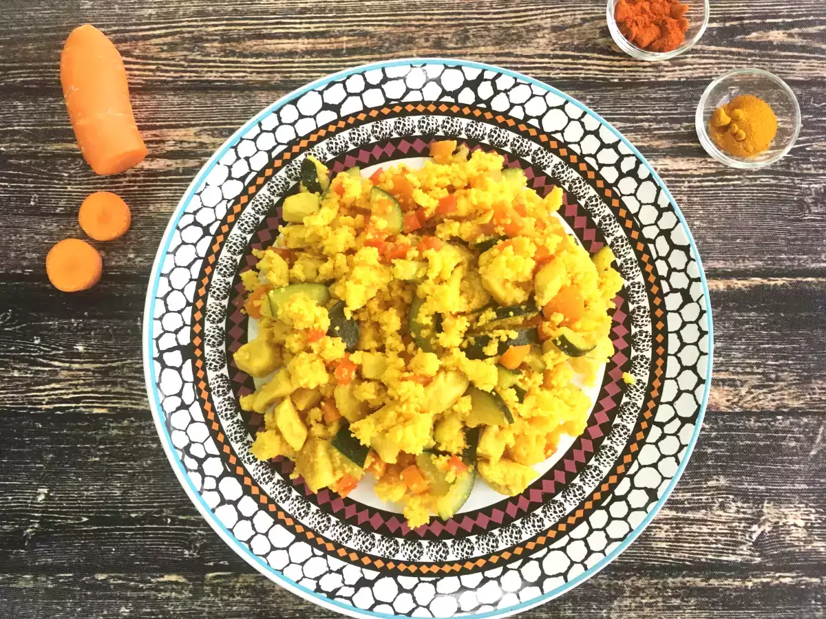 Recette Couscous express au poulet et aux légumes