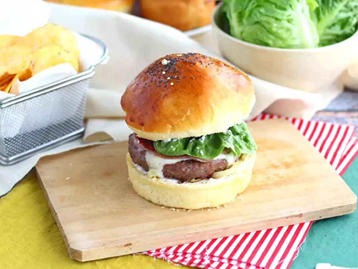 Recette Burger à la raclette