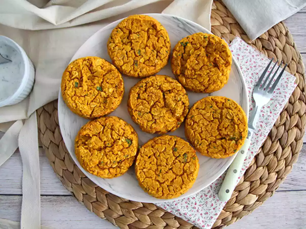 Recette Galettes aux lentilles corail et carottes