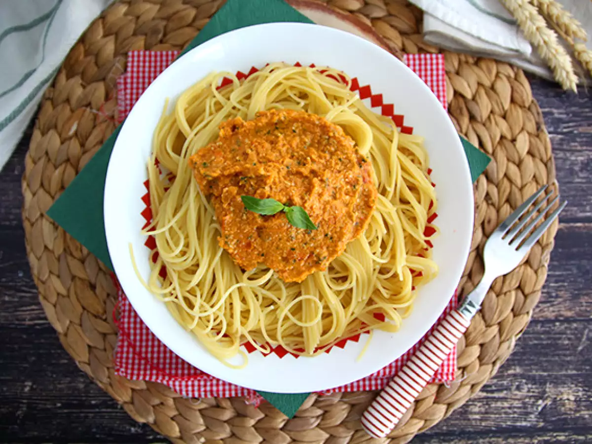 Recette Sauce pesto rouge