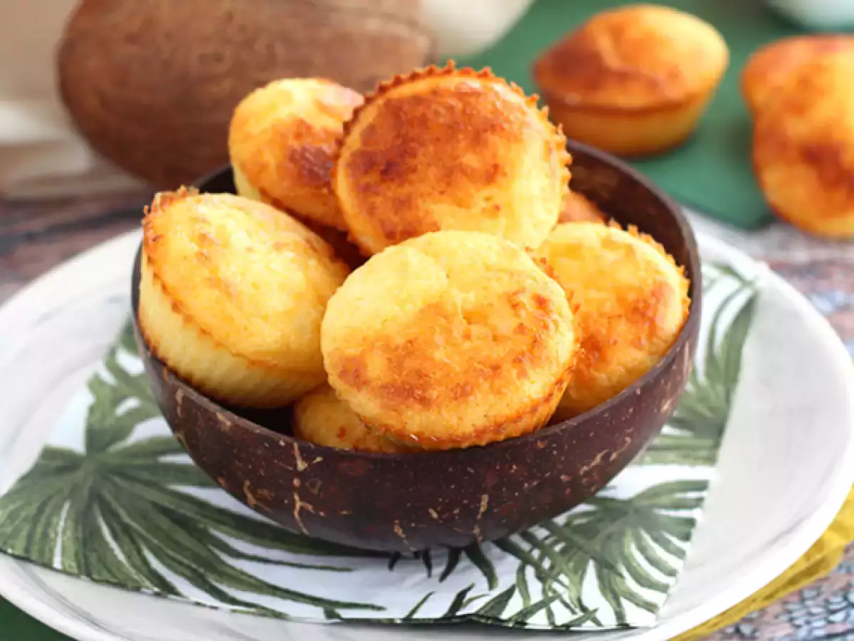 Recette Muffins à la noix de coco brésiliens - queijadinhas