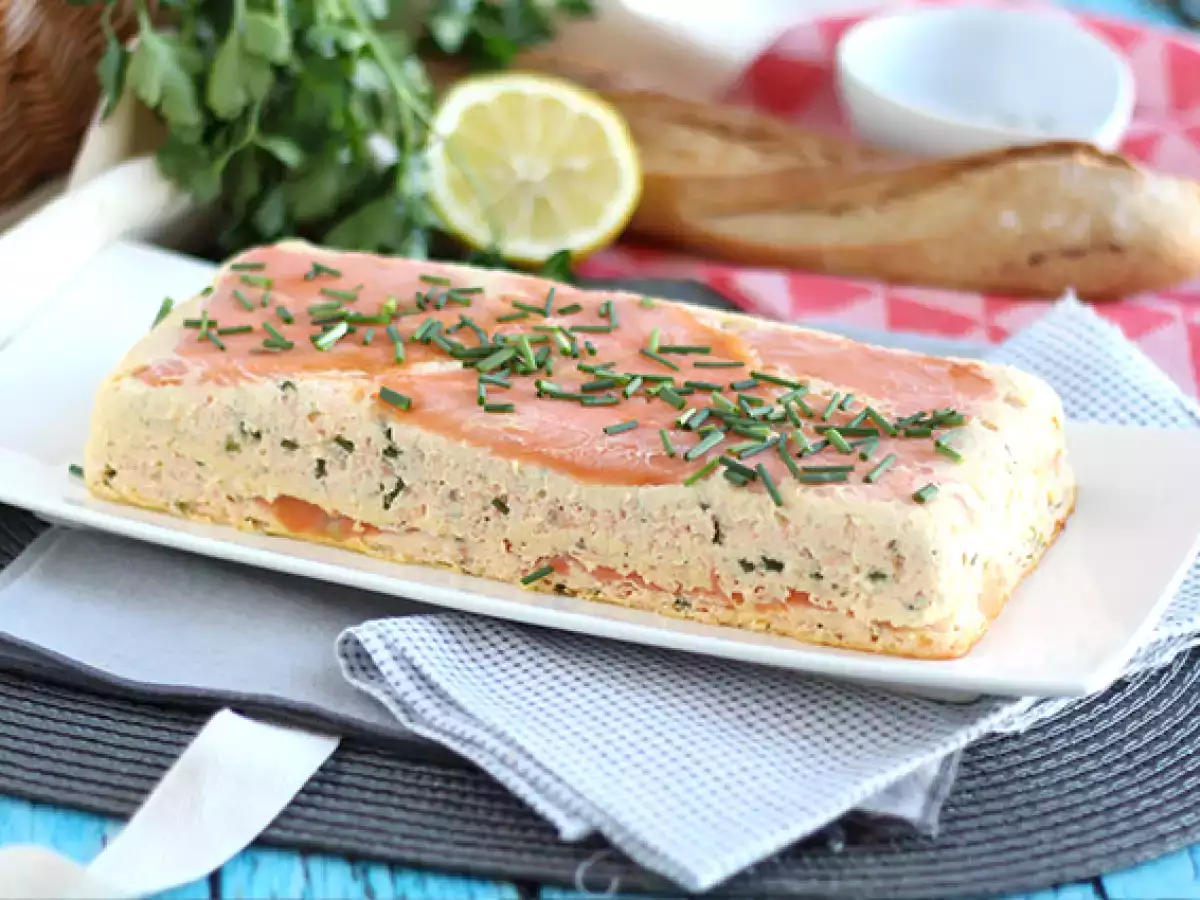 Recette Terrine au saumon frais et saumon fumé