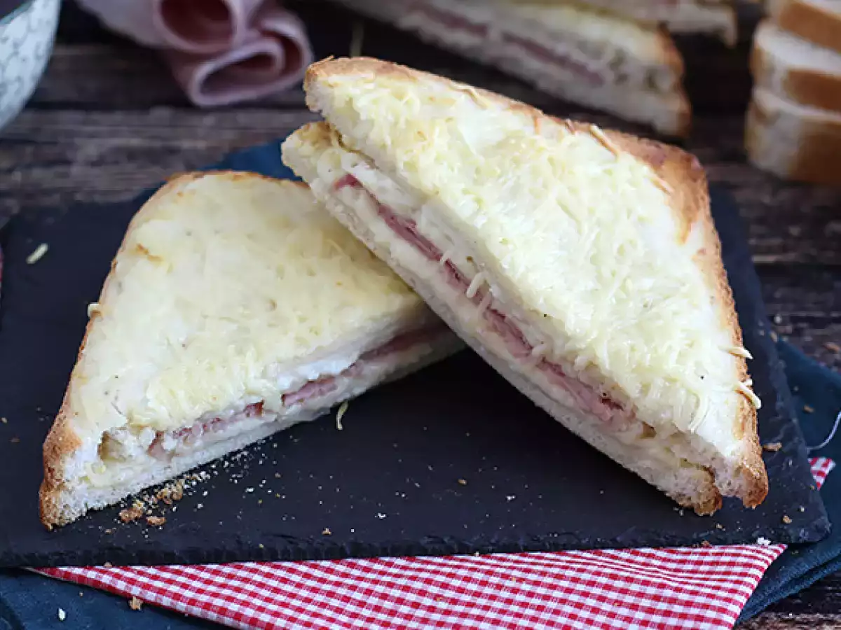 Recette Croque-monsieur gourmands à la béchamel
