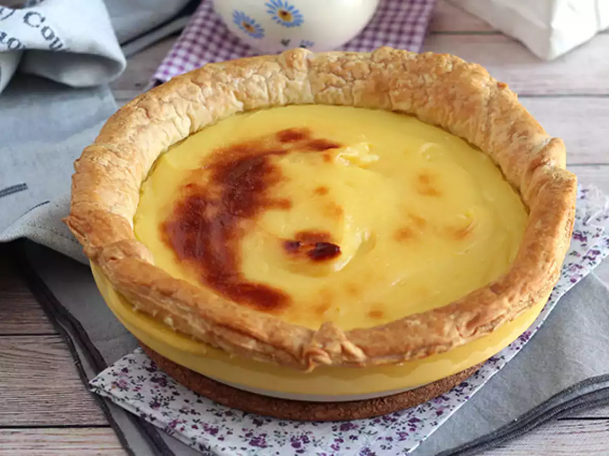 Recette Pasteis de nata géant