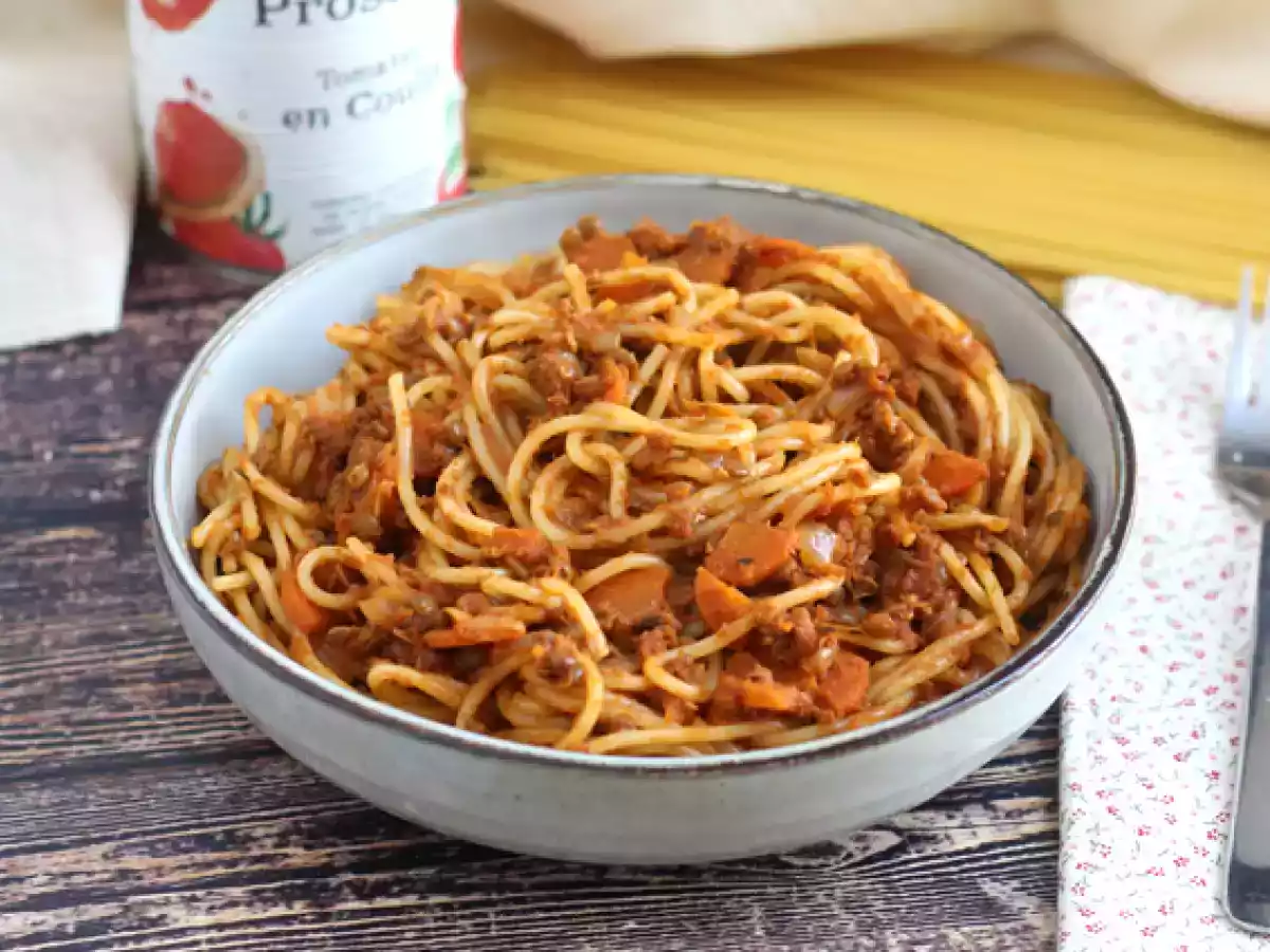 Recette Bolognaise végétarienne pour vos spaghetti!