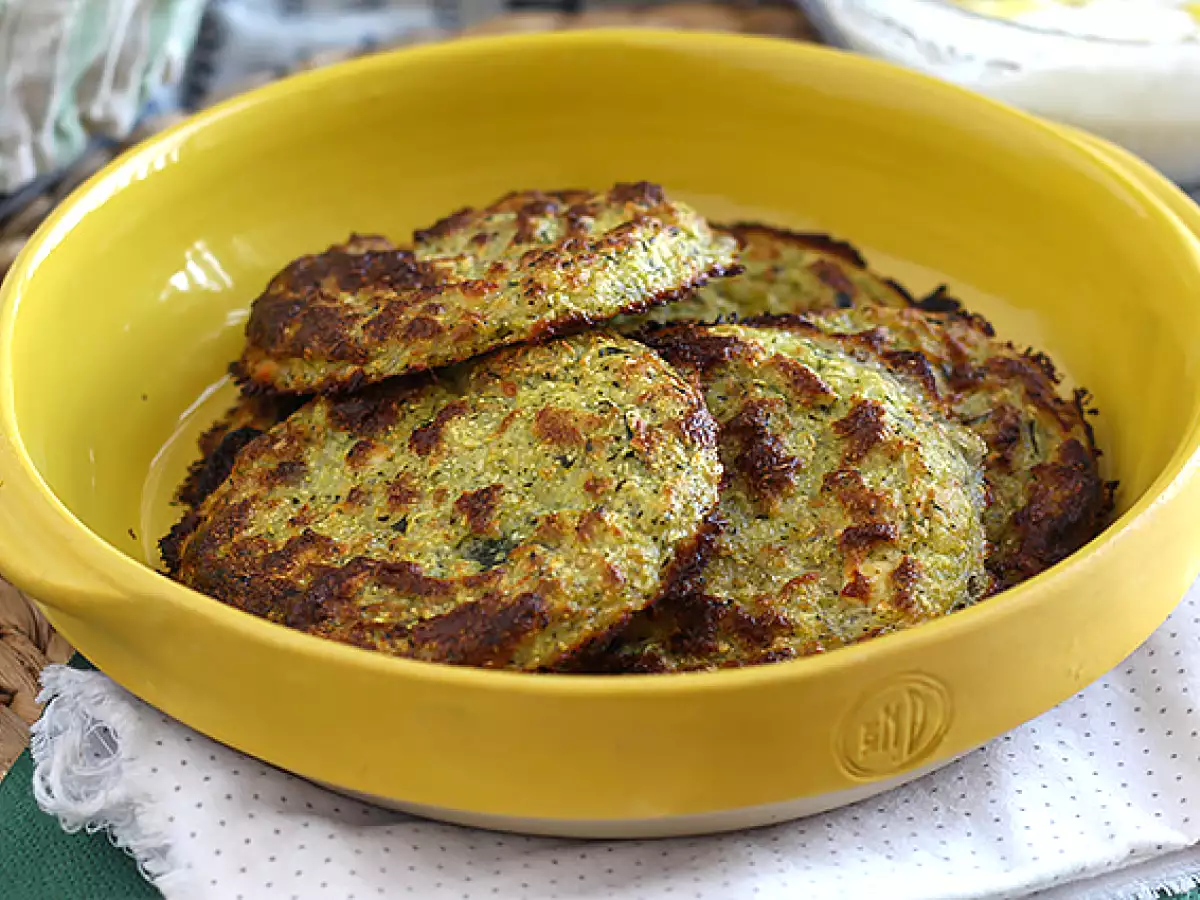 Recette Galettes de courgettes à la feta