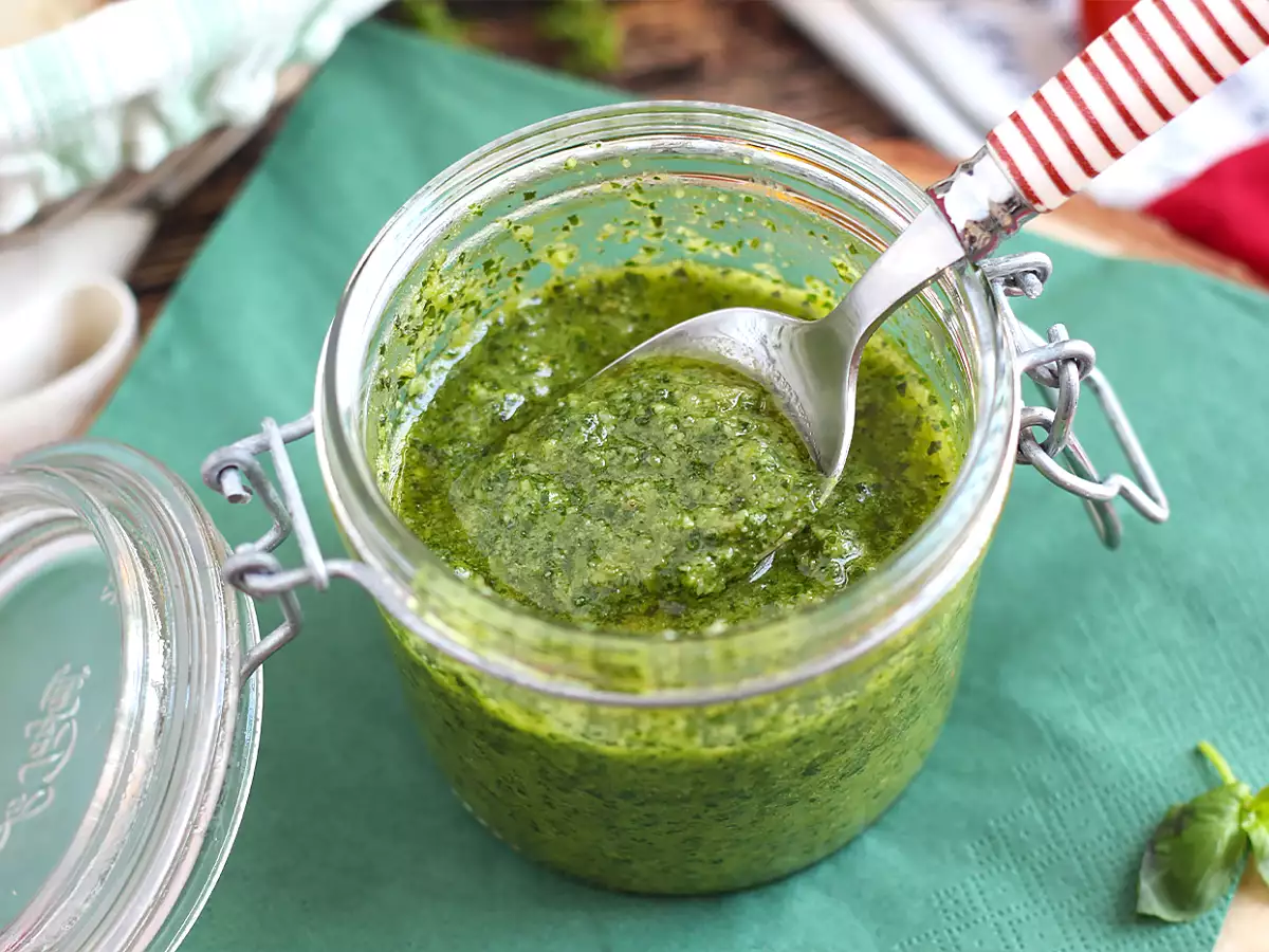 Recette Pesto vert maison - pesto alla genovese