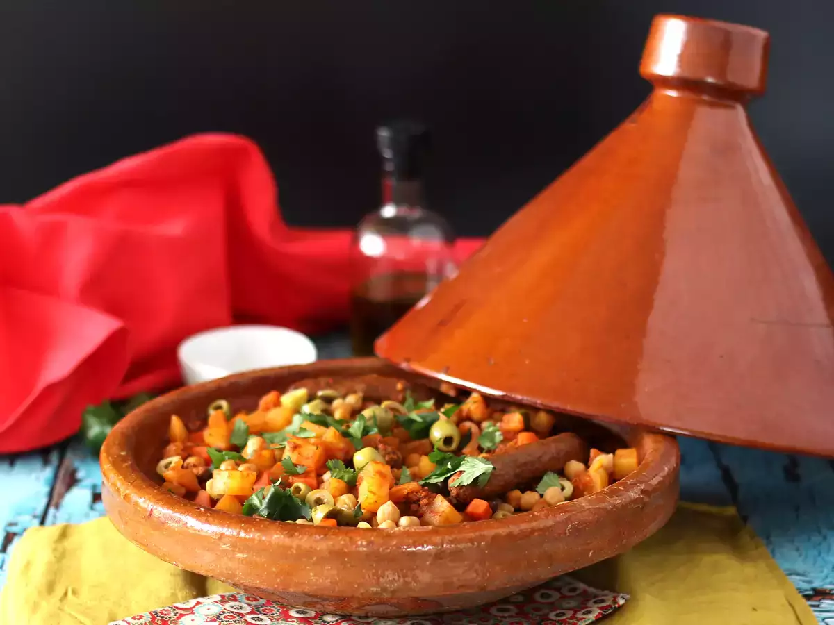 Recette Tajine de bœuf et légumes