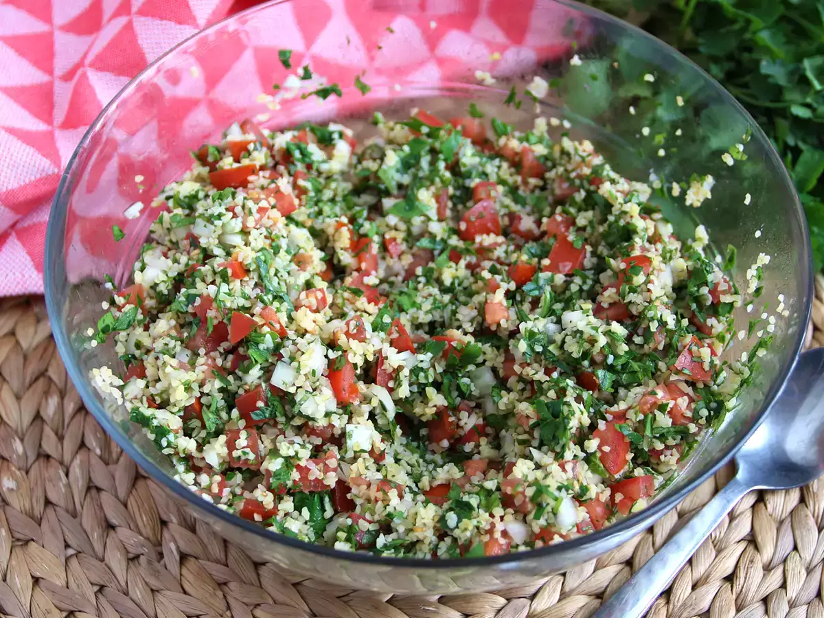 Recette Taboulé libanais, hyper parfumé et bien frais comme on aime