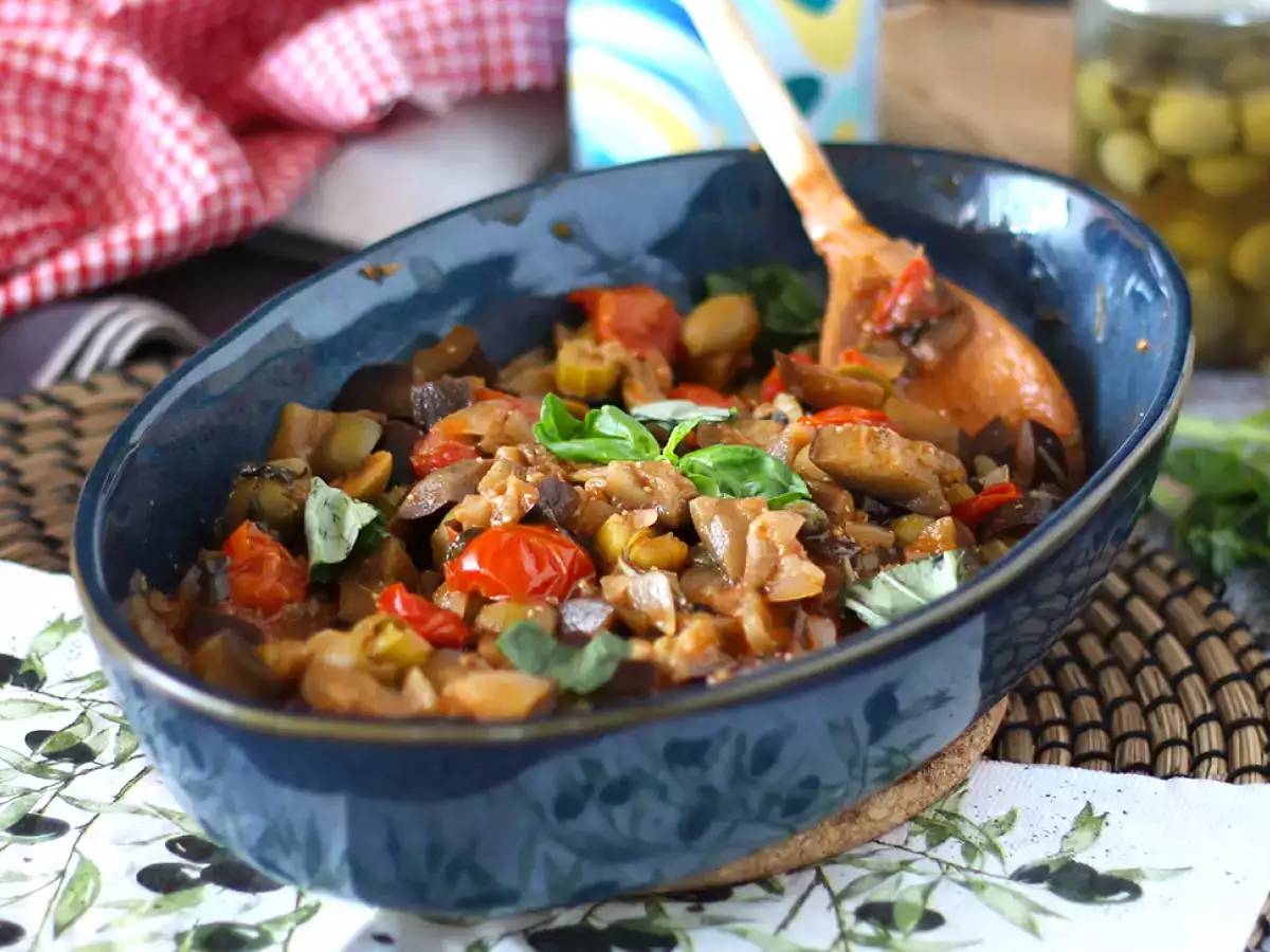 Recette Caponata sicilienne, l'incontournable de la cuisine méditerranéenne