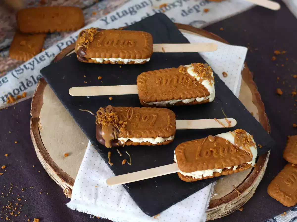 Recette Sandwichs glacés au speculoos