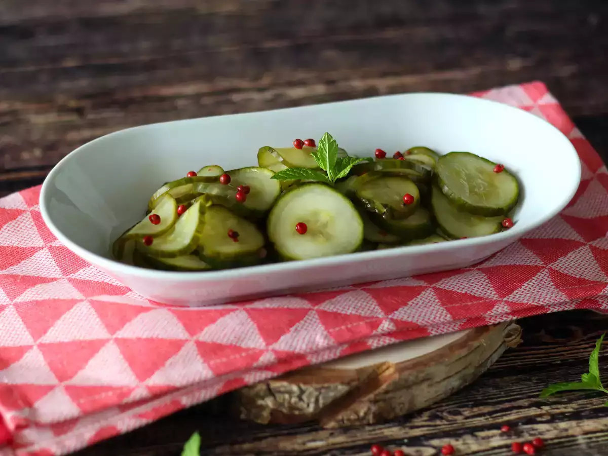 Recette Concombres aigres-doux : un accompagnement rapide et savoureux pour l'été !