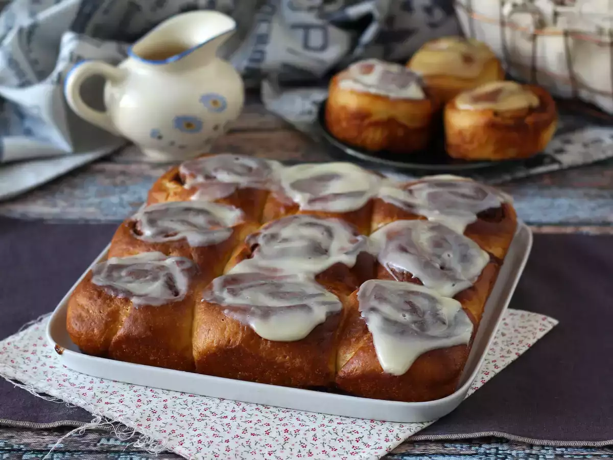 Recette Cinnamon rolls, la brioche à la cannelle et son glaçage à la vanille