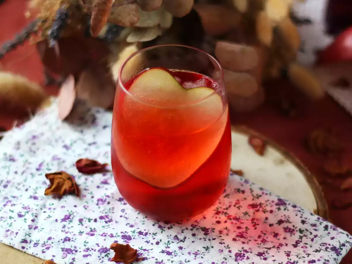 Recette Le cocktail parfait pour la saint-valentin, le cranberry spritz!