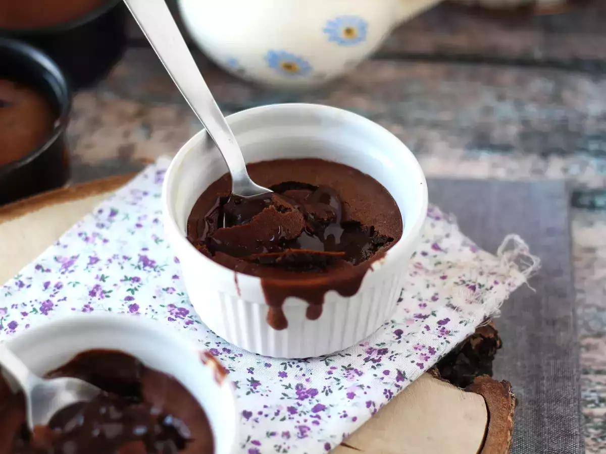 Recette Fondants au chocolat au air fryer extra coulants !