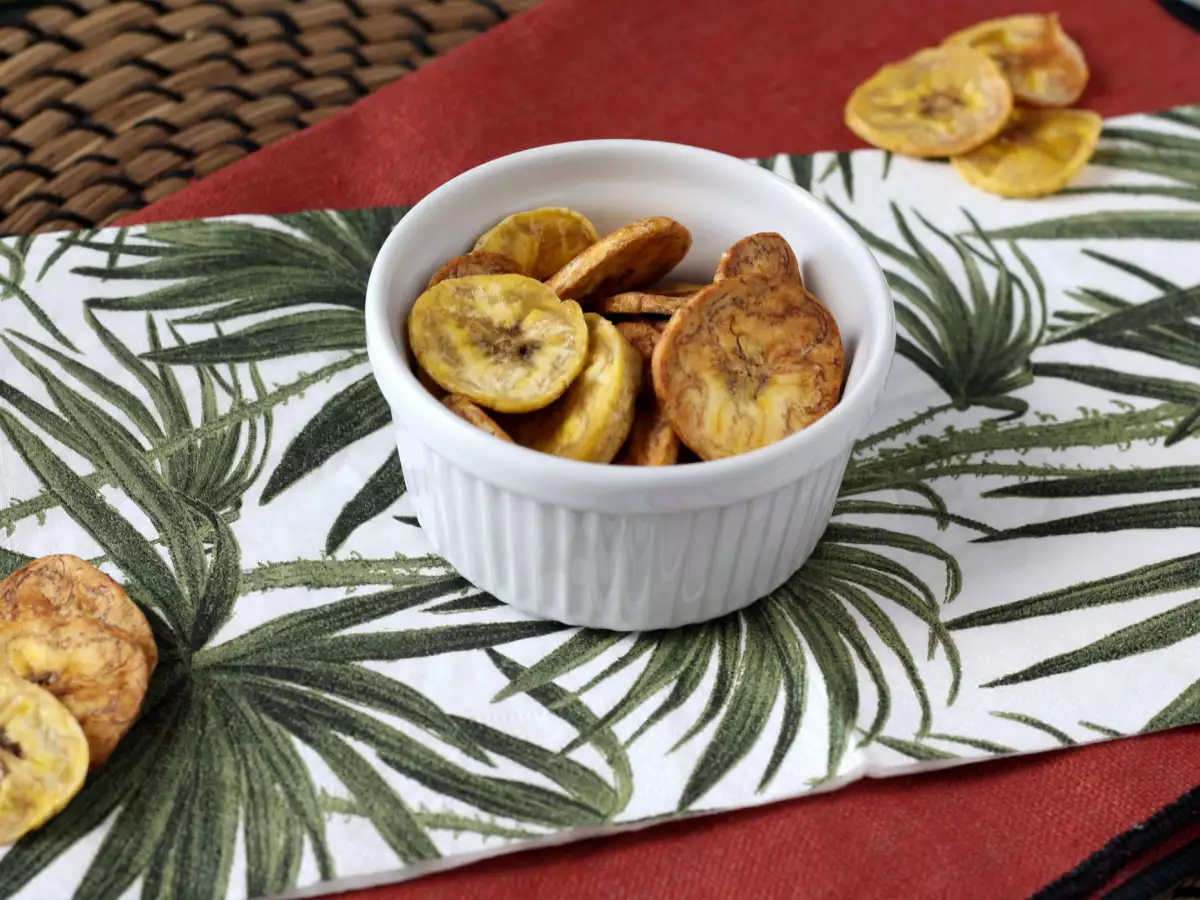 Recette Chips de banane plantain au air fryer