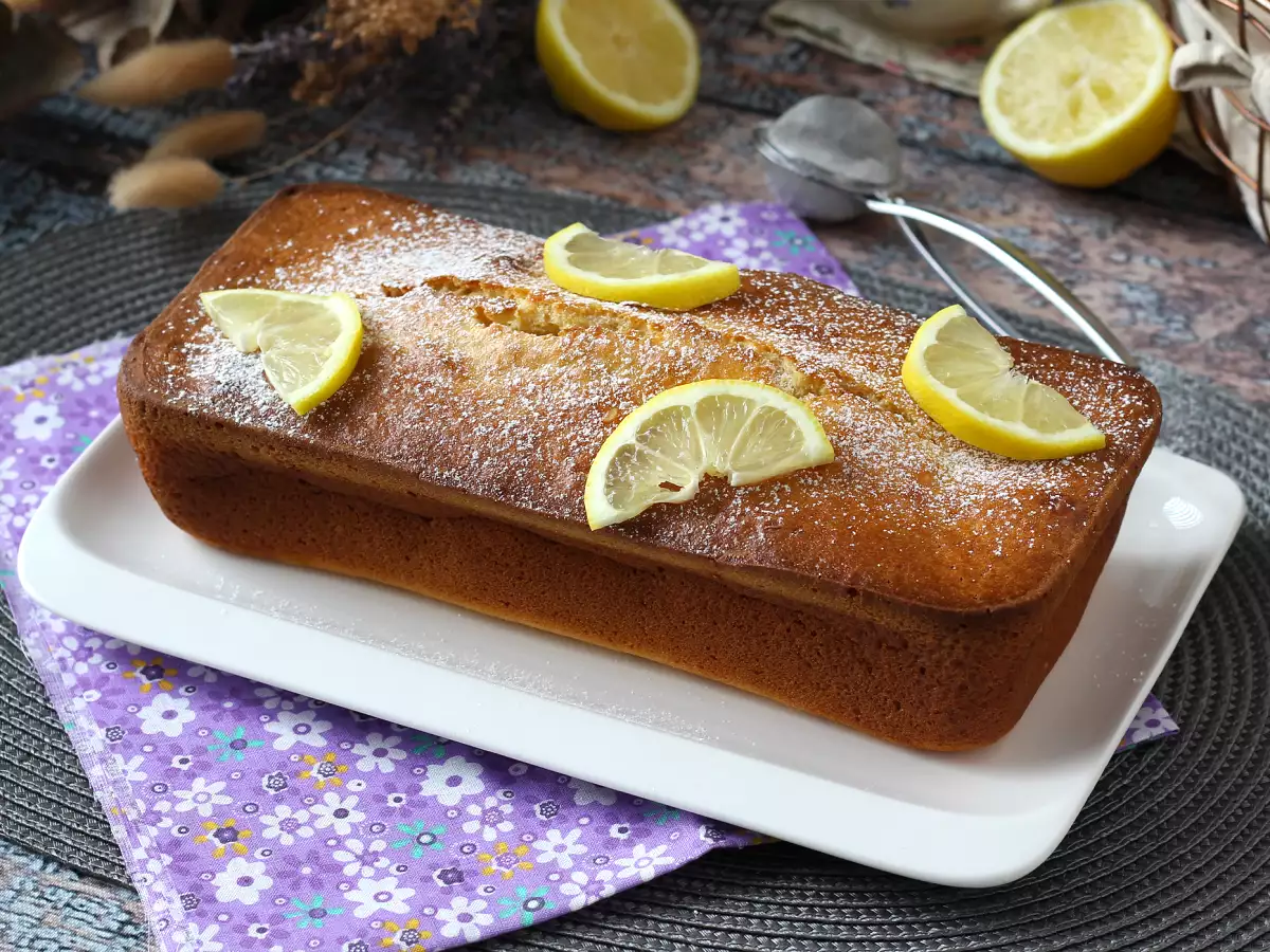 Recette Cake au citron express dans un blender!