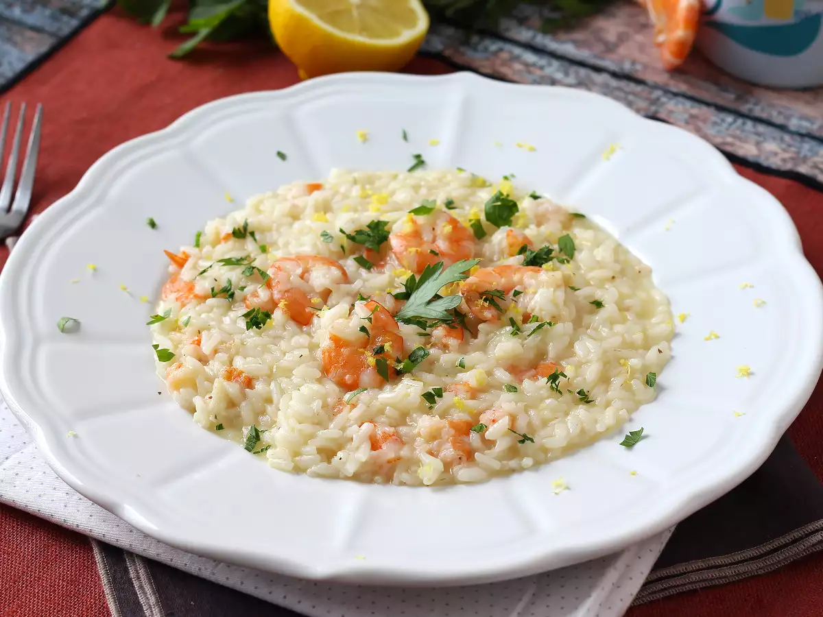 Recette Risotto aux crevettes et au citron, le repas parfait pour épater vos convives