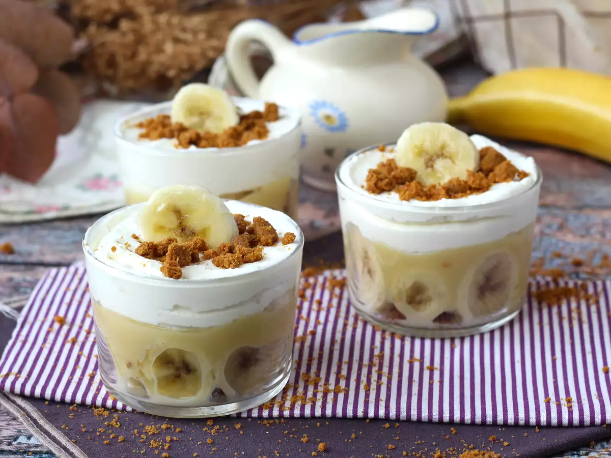 Recette Verrines façon banoffee, pour les fans de banane et de caramel