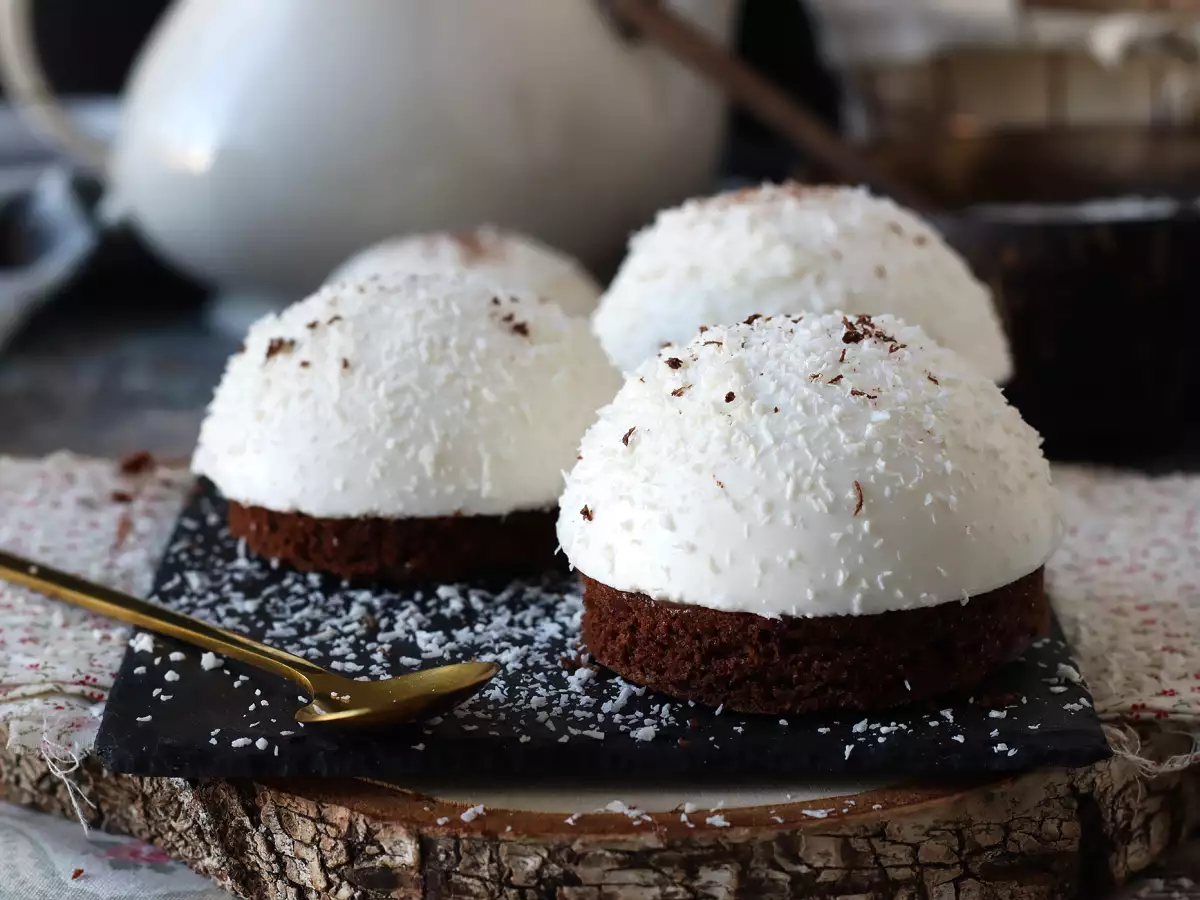 Recette Dessert chocolat et noix de coco, fondant et croquant!
