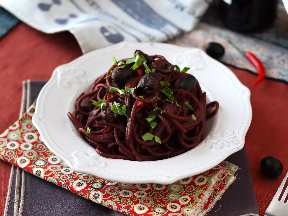 Recette Spaghetti al fuoco di bacco, une recette de pâtes pleine de caractère!