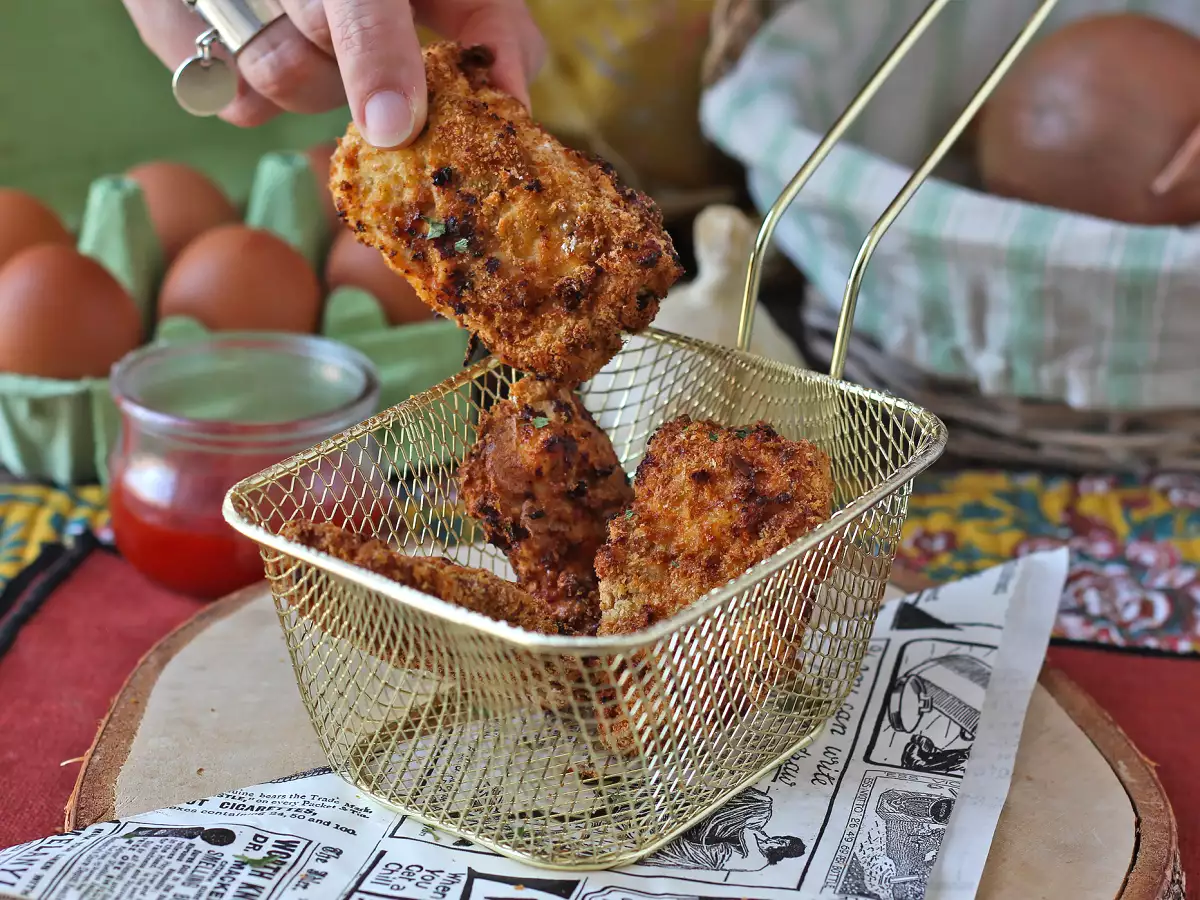 Recette Poulet pané au airfryer : facile et prêt en 20 minutes