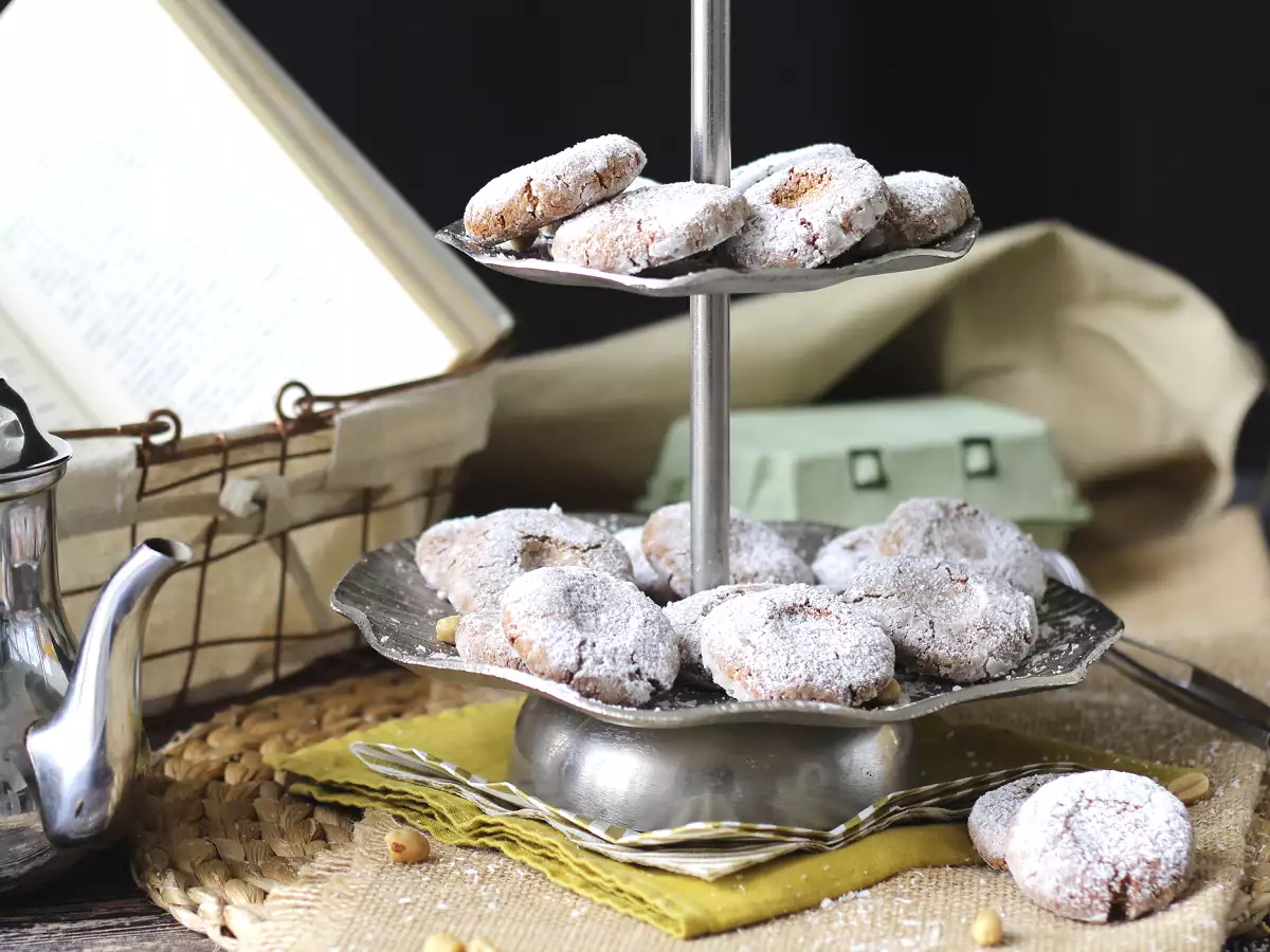 Recette Biscuits ghriba aux amandes et à la noix de coco