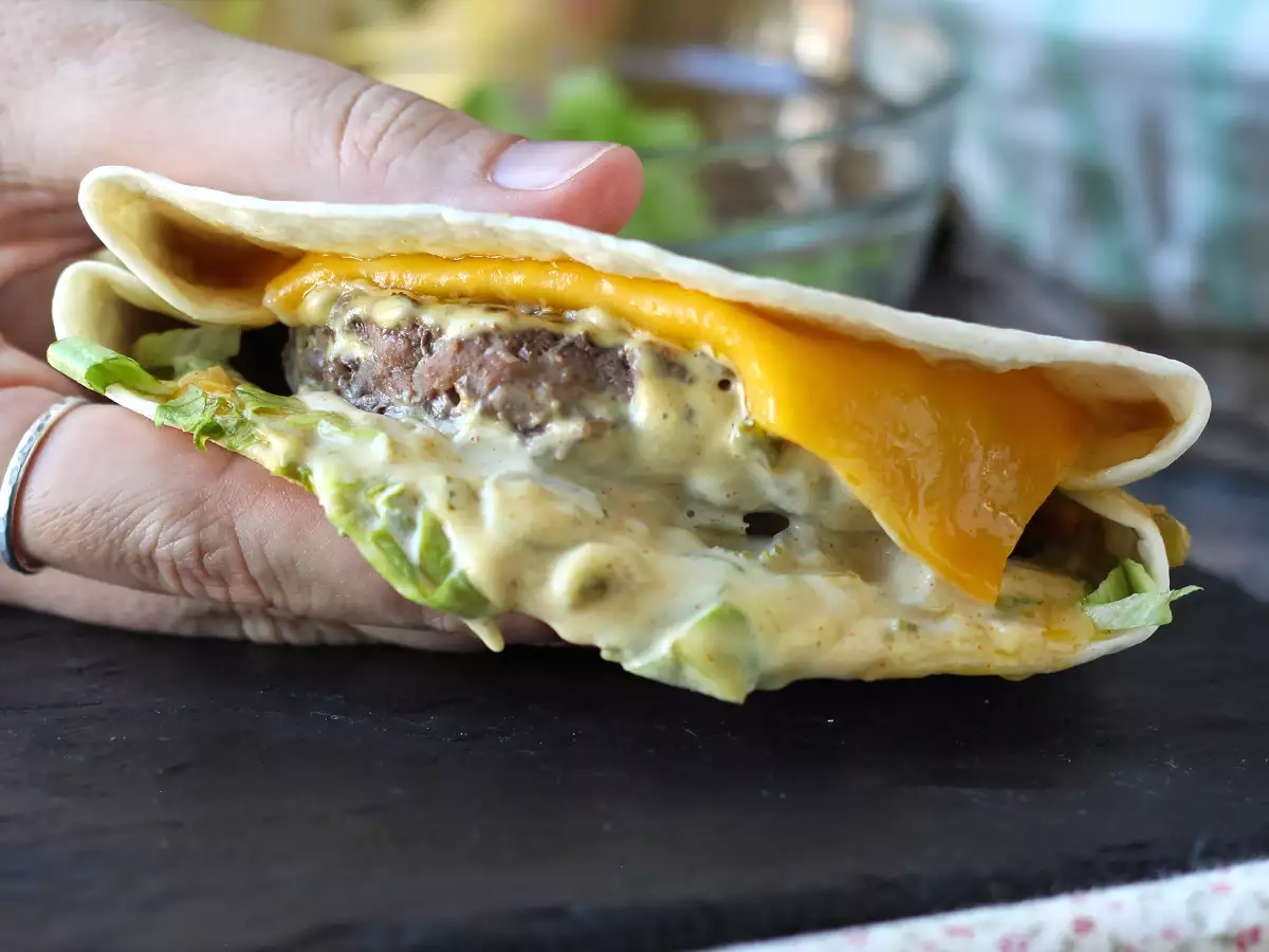 Recette Wraps façon big mac, rapides, pratiques et économiques